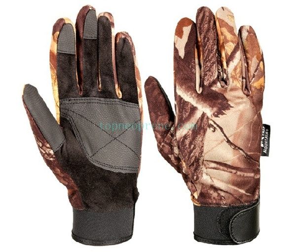camo hunting glove