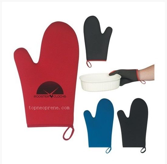 neoprene custom printing oven mitt