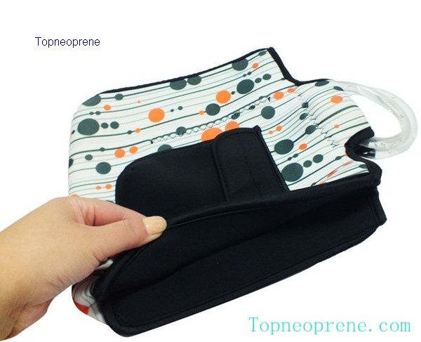 Custom neoprene lunch picnic tote cooler bag