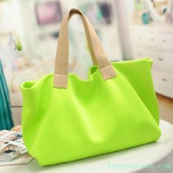 neoprene shopping shoulder bag