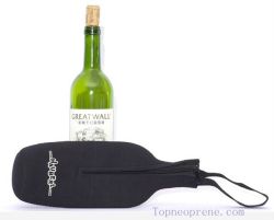 Insulated wine bottle carrier cooler bag