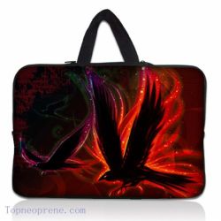 Zipper neoprene laptop case sleeve bag with handle