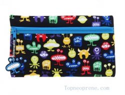 Cute neoprene pen pencil pouch bag for kids school