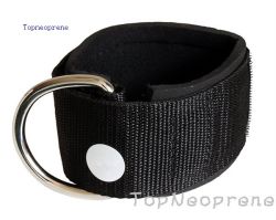 Nylon Ankle strap padded neoprene With D ring