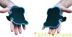 Neoprene weight lifting gym grip glove pad